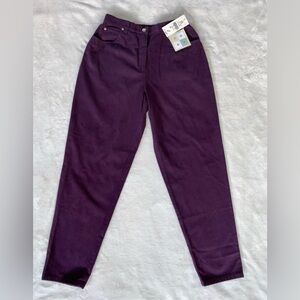 Vintage Susan Bristol purple high waist pants size 12 (Large) Juniors